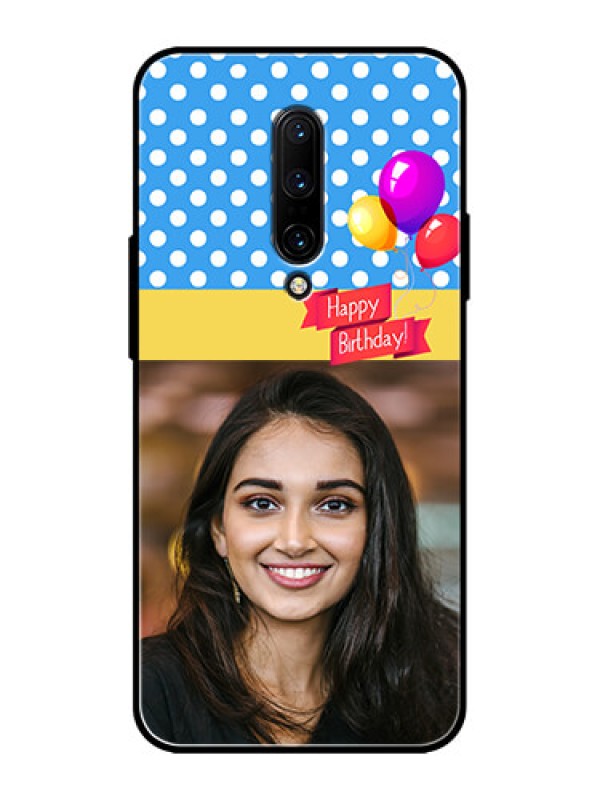Custom OnePlus 7 Pro Custom Metal Phone CaseHappy Birthday Design
