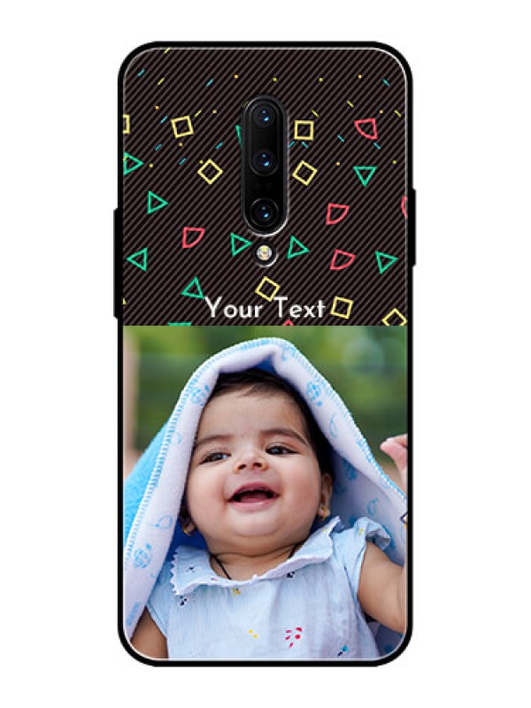 Custom OnePlus 7 Pro Custom Metal Phone CaseWith Confetti Birthday Design