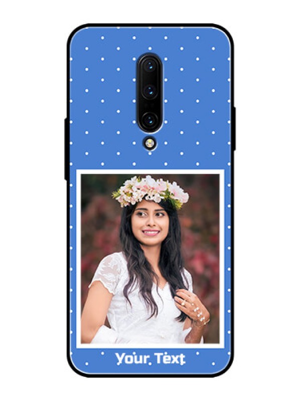 Custom OnePlus 7 Pro Custom Metal Phone CasePolka Dots Design