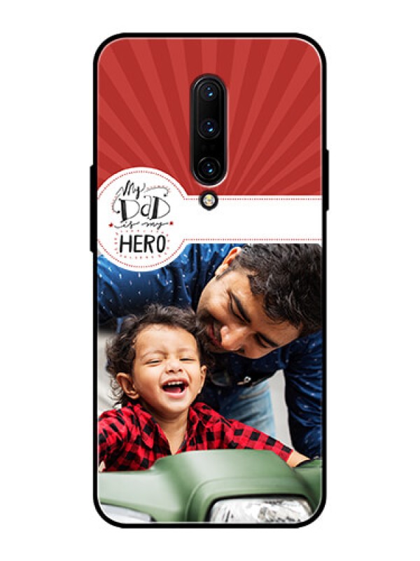 Custom OnePlus 7 Pro Custom Metal Phone CaseMy Dad Hero Design