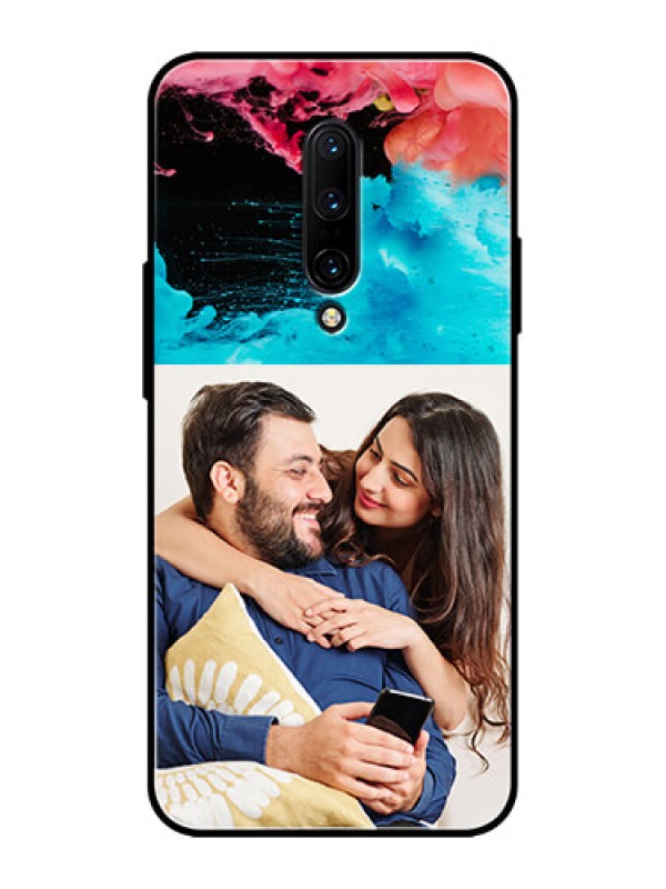 Custom OnePlus 7 Pro Custom Metal Phone CaseQuote With Acrylic Painting Design