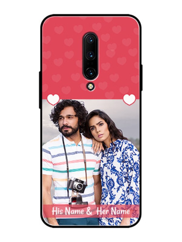 Custom OnePlus 7 Pro Custom Metal Phone CaseSimple Love Design