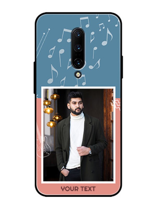Custom OnePlus 7 Pro Custom Metal Phone CaseWith Color Musical Note Design