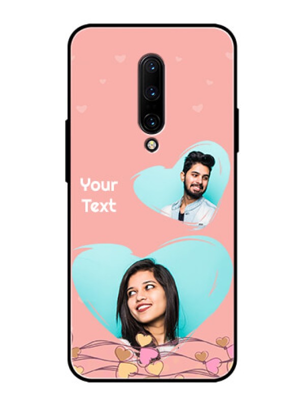 Custom OnePlus 7 Pro Custom Metal Phone CaseLove Doodle Design