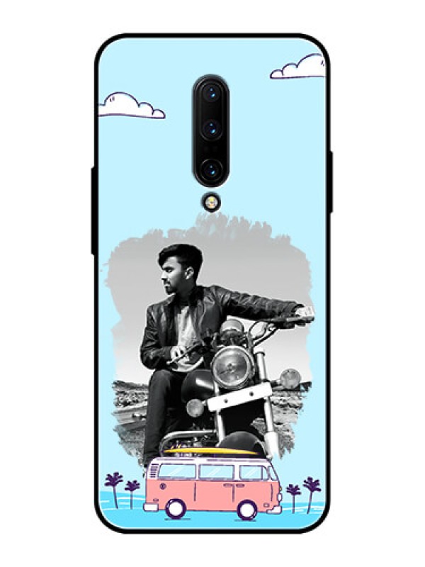 Custom OnePlus 7 Pro Custom Metal Phone CaseTravel and Adventure Design