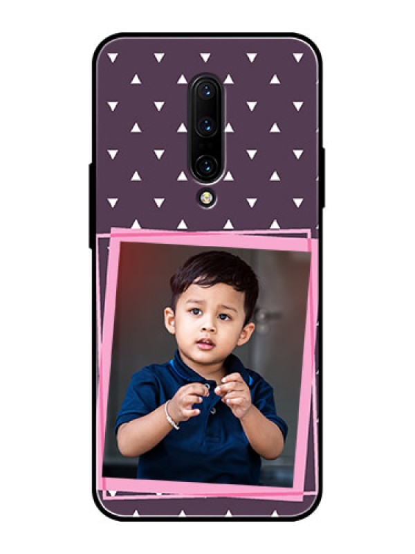 Custom OnePlus 7 Pro Custom Metal Phone CaseTriangle Pattern Dotted Design