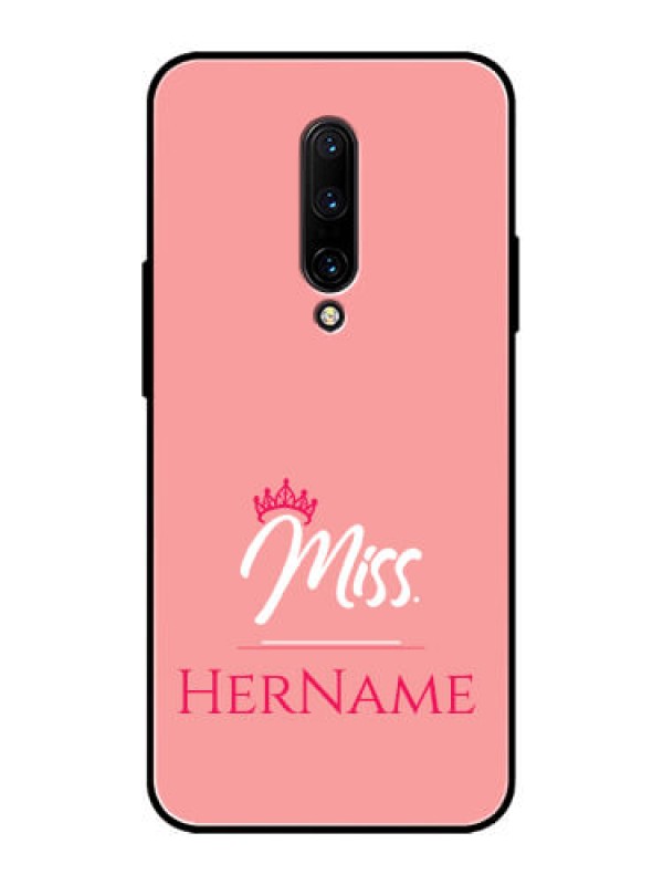 Custom OnePlus 7 Pro Custom Metal Phone CaseMrs With Name Design