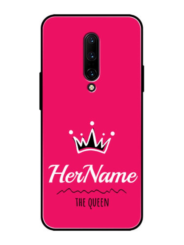 Custom OnePlus 7 Pro Custom Metal Phone CaseQueen With Name Design