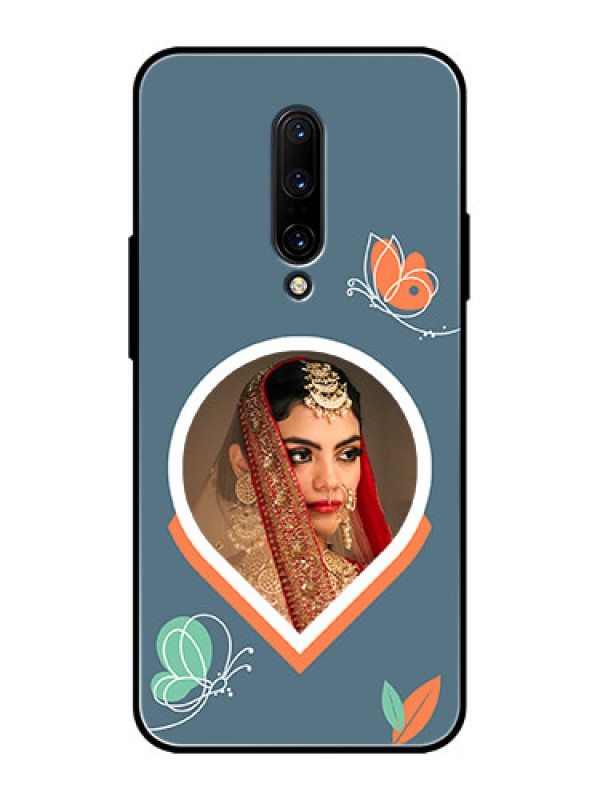 Custom OnePlus 7 Pro Custom Metal Phone CaseDroplet Butterflies Design