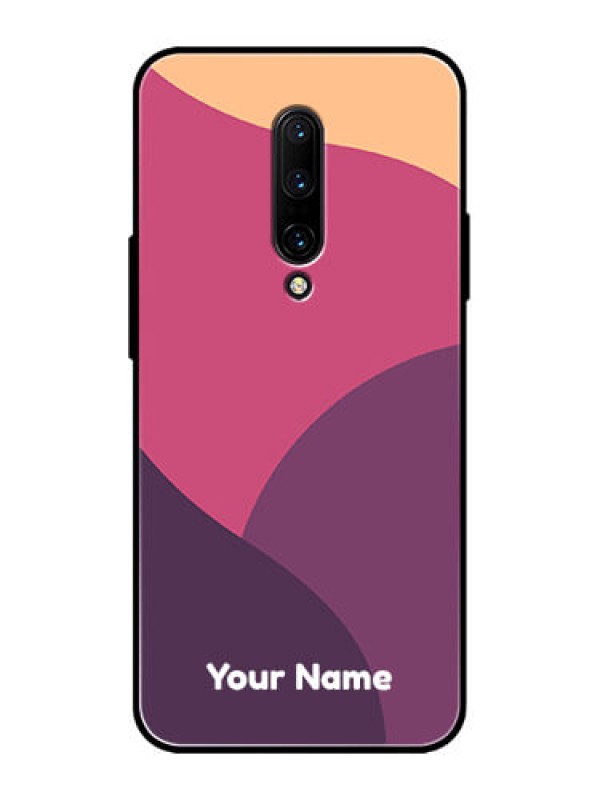 Custom OnePlus 7 Pro Custom Metal Phone CaseMixed Multi - Colour Abstract Art Design