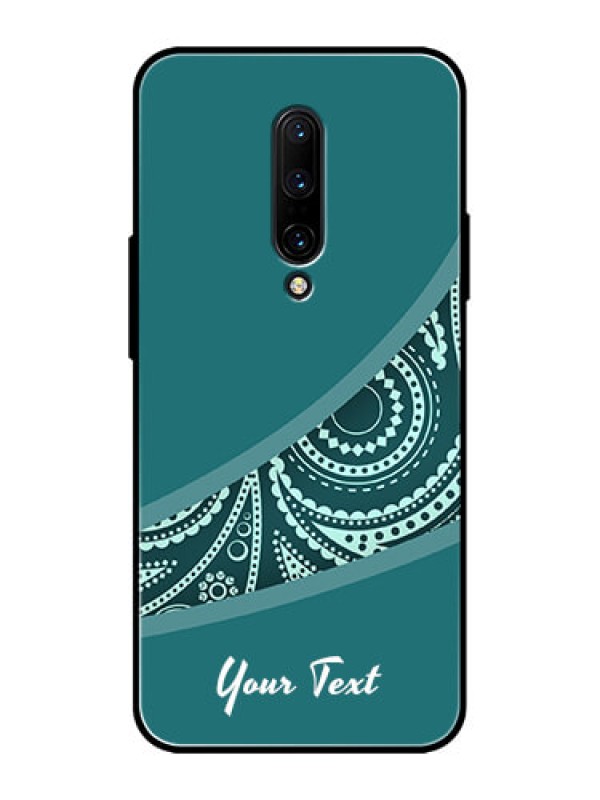 Custom OnePlus 7 Pro Custom Metal Phone CaseSemi Visible Floral Design