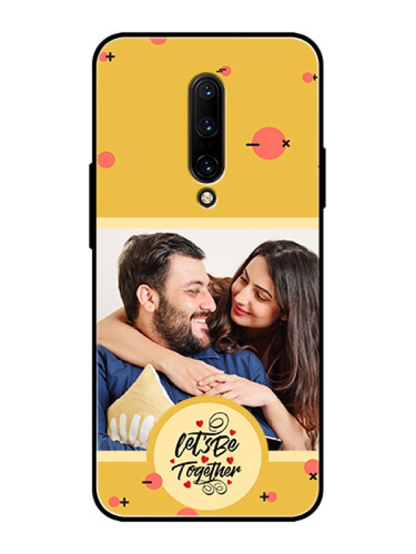 Custom OnePlus 7 Pro Custom Metal Phone CaseLets Be Together Design