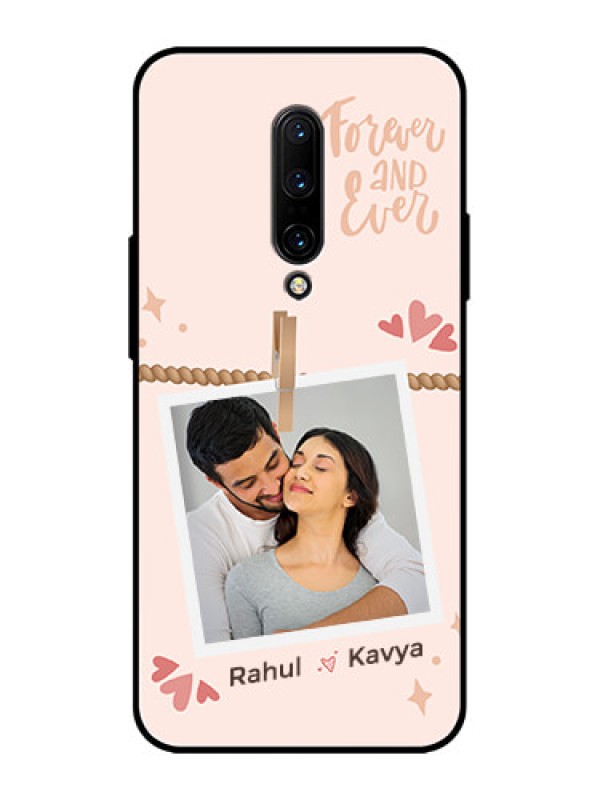 Custom OnePlus 7 Pro Custom Metal Phone CaseForever And Ever Love Design