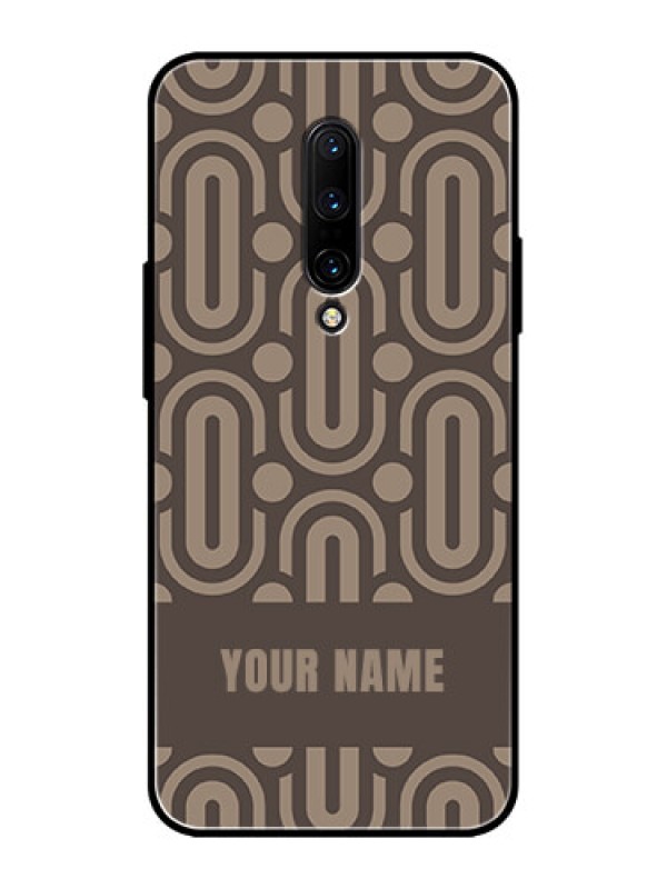 Custom OnePlus 7 Pro Custom Metal Phone CaseCaptivating Zero Pattern Design
