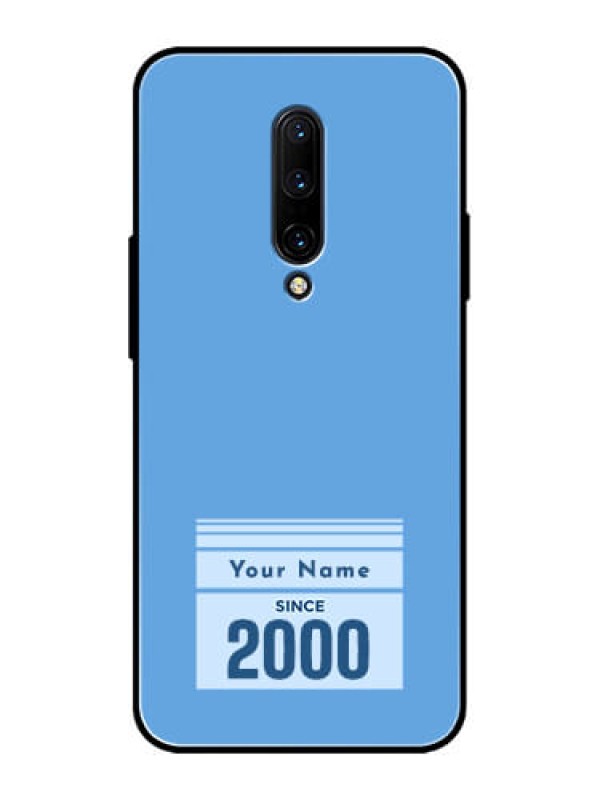 Custom OnePlus 7 Pro Custom Metal Phone CaseCustom Year Of Birth Design