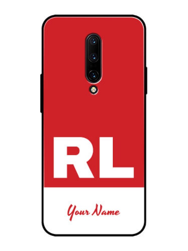 Custom OnePlus 7 Pro Custom Metal Phone CaseDual Tone Custom Text Design