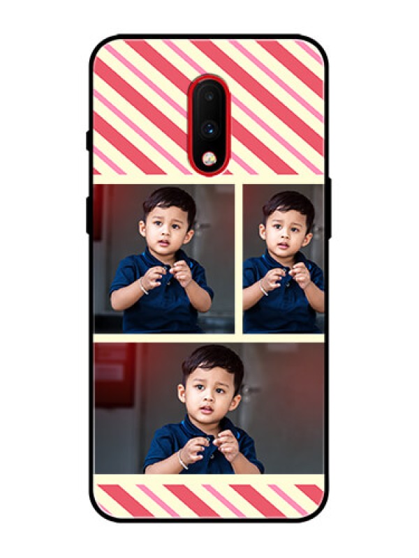 Custom OnePlus 7 Custom Metal Phone Case - Picture Upload Mobile Case Design