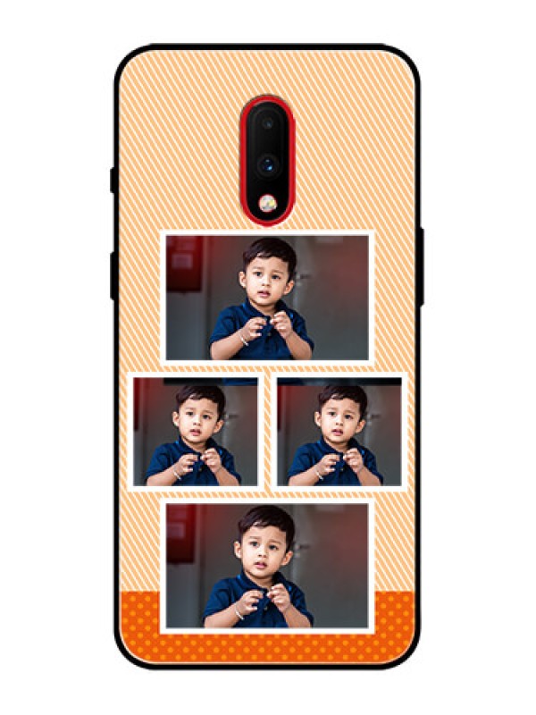 Custom OnePlus 7 Custom Metal Phone Case - Bulk Photos Upload Design