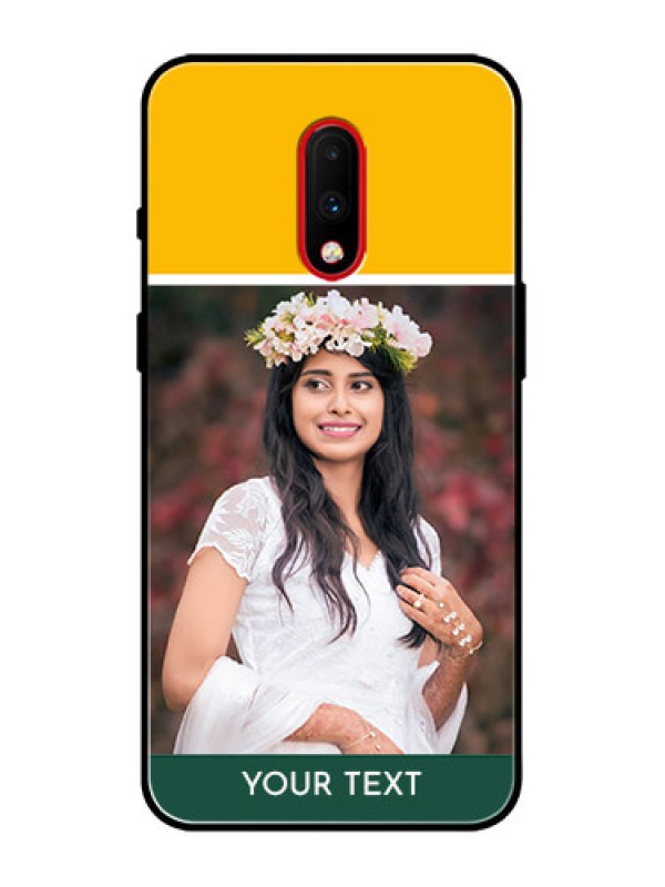 Custom OnePlus 7 Custom Metal Phone Case - Love You Design