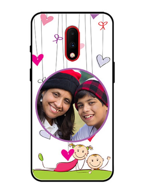 Custom OnePlus 7 Custom Metal Phone Case - Cute Kids Phone Case Design