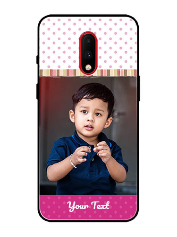 Custom OnePlus 7 Custom Metal Phone Case - Cute Girls Cover Design