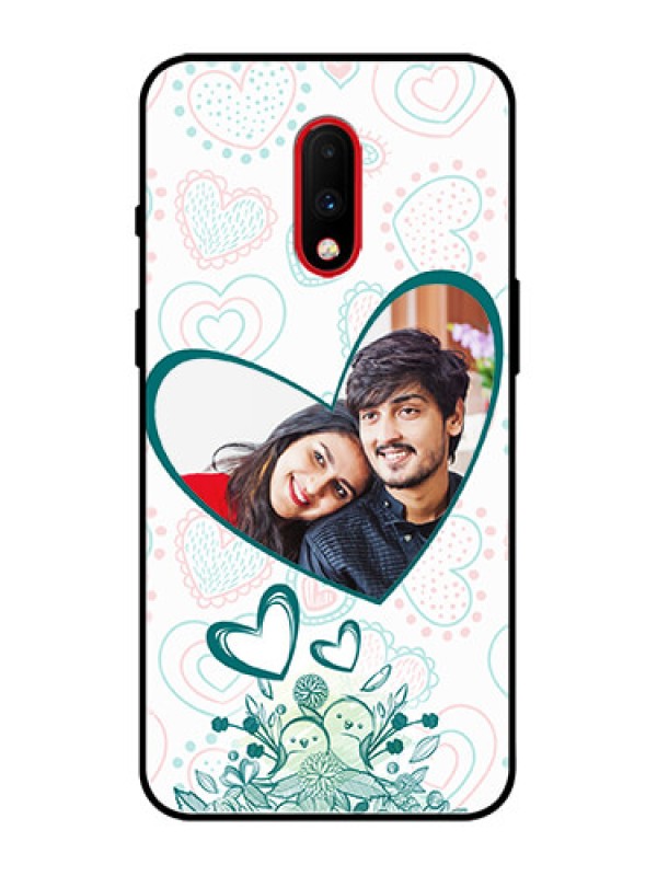 Custom OnePlus 7 Custom Metal Phone Case - Premium Couple Design