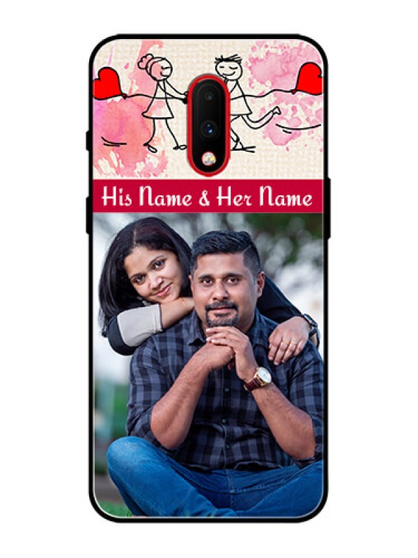 Custom OnePlus 7 Custom Metal Phone Case - You And Me Case Design