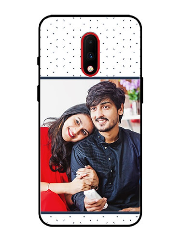 Custom OnePlus 7 Custom Metal Phone Case - Premium Dot Design