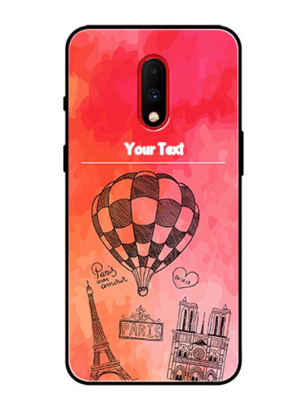 Custom OnePlus 7 Custom Metal Phone Case - Paris Theme Design