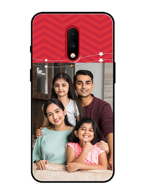 Custom OnePlus 7 Custom Metal Phone Case - Happy Family Design