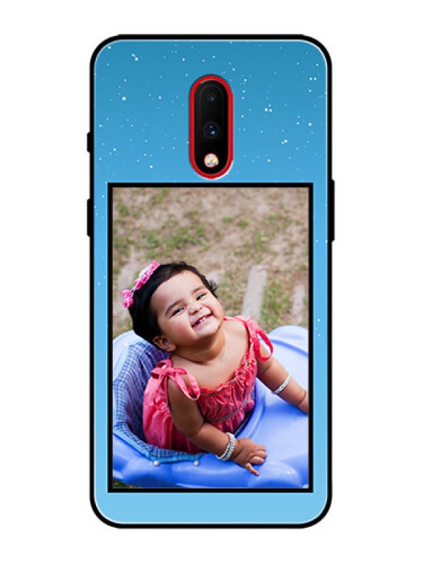 Custom OnePlus 7 Custom Metal Phone Case - Wave Pattern Colorful Design