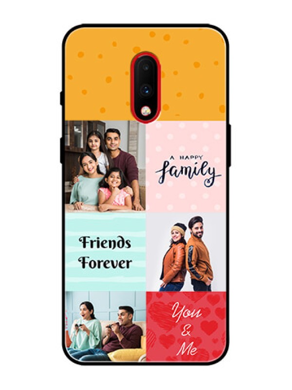 Custom OnePlus 7 Custom Metal Phone Case - Images With Quotes Design
