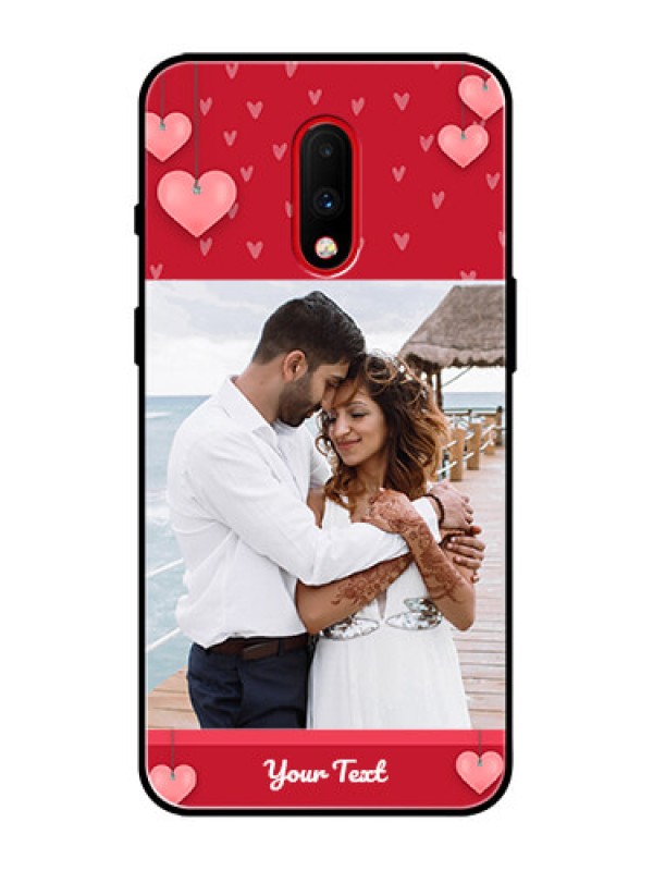 Custom OnePlus 7 Custom Metal Phone Case - Valentines Day Design
