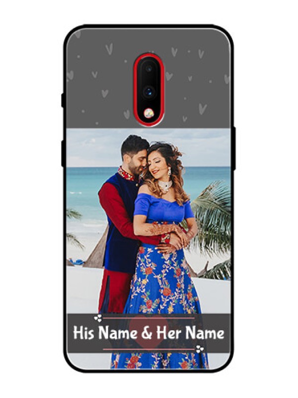 Custom OnePlus 7 Custom Metal Phone Case - Buy Love Design With Photo Online
