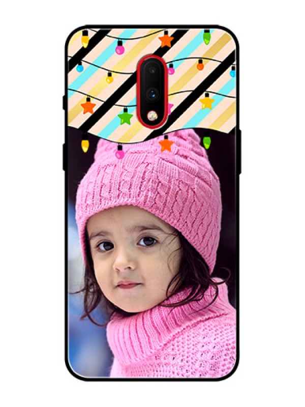 Custom OnePlus 7 Custom Metal Phone Case - Lights Hanging Design