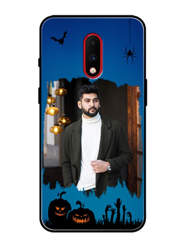 Custom OnePlus 7 Custom Metal Phone Case - With Pro Halloween Design