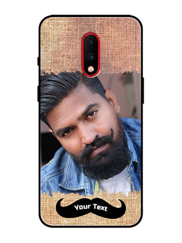 Custom OnePlus 7 Custom Metal Phone Case - With Texture Design