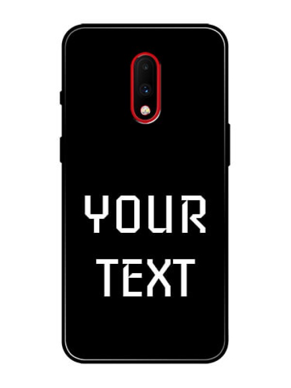 Custom OnePlus 7 Custom Metal Phone Case - Your Name Design