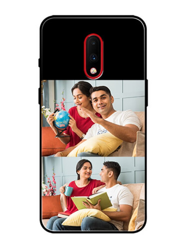 Custom OnePlus 7 Custom Metal Phone Case - 2 Images Design