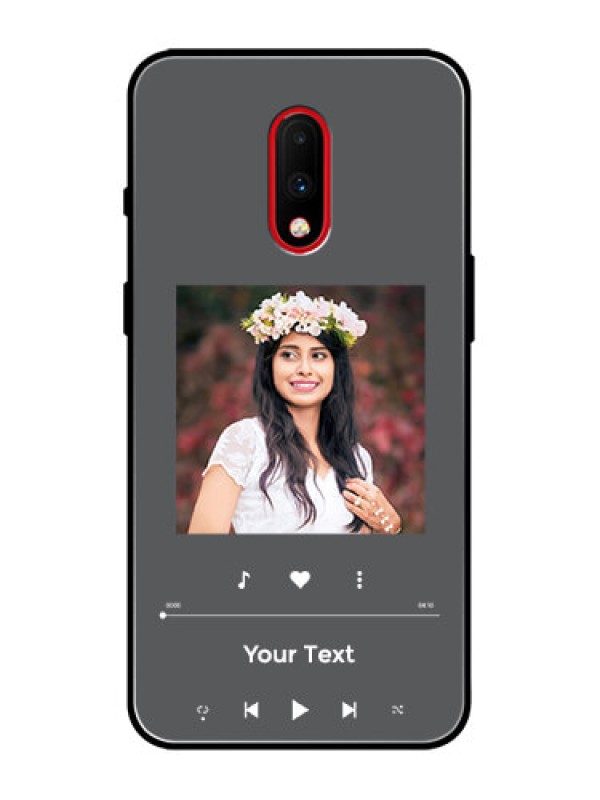Custom OnePlus 7 Custom Metal Phone Case - Play The Music Design
