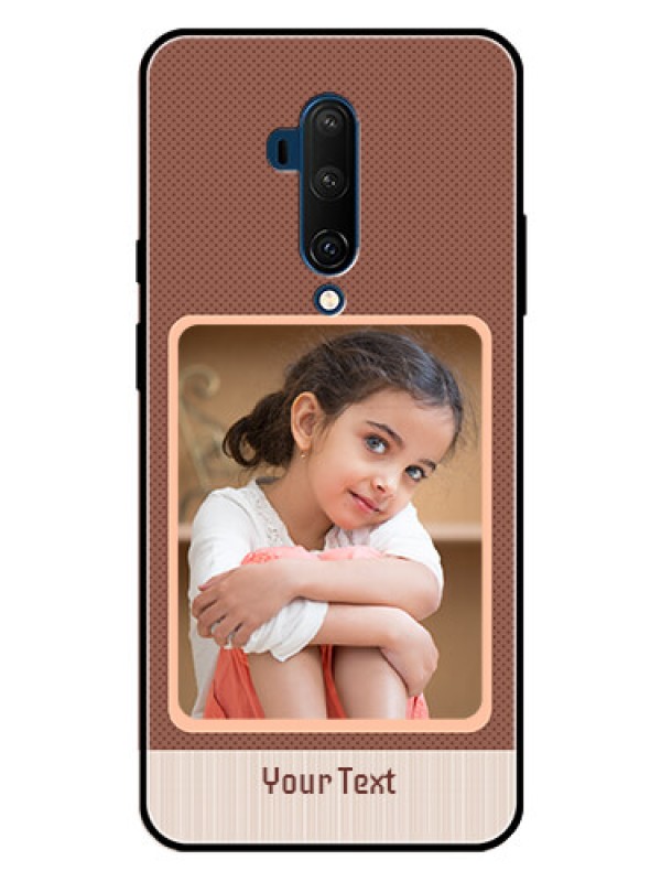 Custom OnePlus 7T Pro Custom Metal Phone CaseSimple Pic Upload Design