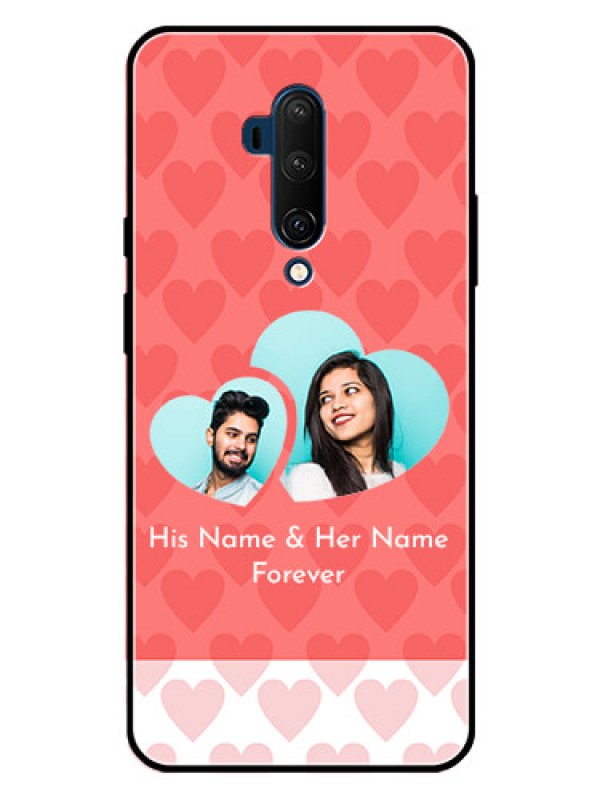 Custom OnePlus 7T Pro Custom Metal Phone CaseCouple Pic Upload Design