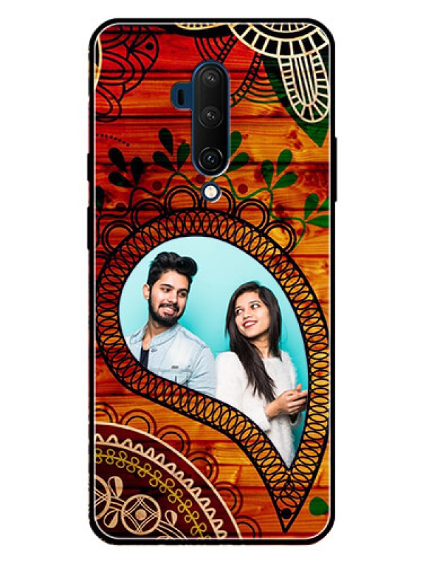 Custom OnePlus 7T Pro Custom Metal Phone CaseAbstract Colorful Design