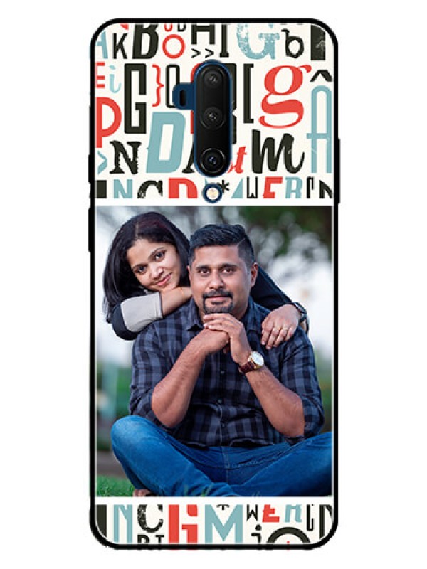 Custom OnePlus 7T Pro Custom Metal Phone CaseAlphabet Design