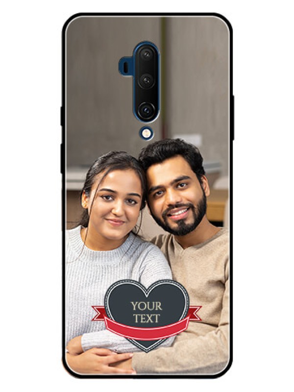 Custom OnePlus 7T Pro Custom Metal Phone CaseJust Married Couple Design