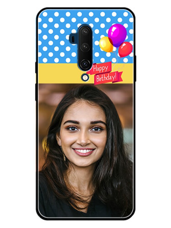 Custom OnePlus 7T Pro Custom Metal Phone CaseHappy Birthday Design