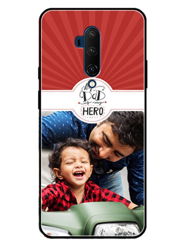 Custom OnePlus 7T Pro Custom Metal Phone CaseMy Dad Hero Design