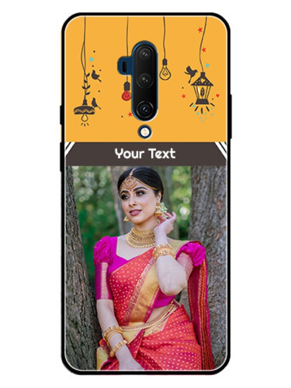 Custom OnePlus 7T Pro Custom Metal Phone CaseWith Family Picture And Icons