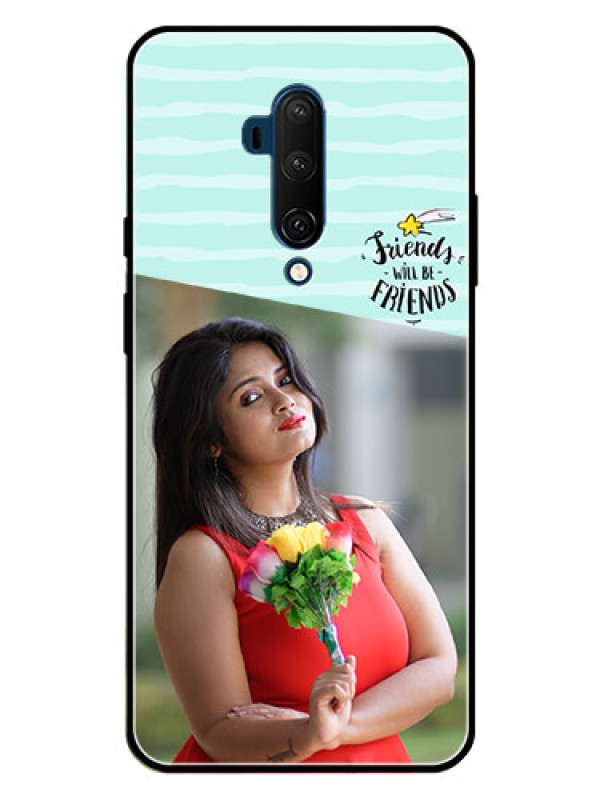 Custom OnePlus 7T Pro Custom Metal Phone CaseFriends Picture Icon Design
