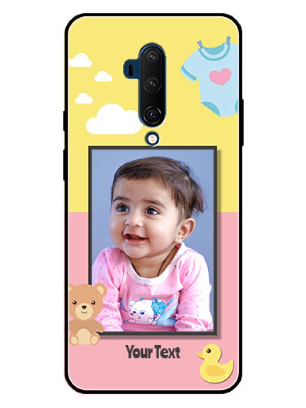 Custom OnePlus 7T Pro Custom Metal Phone CaseKids 2 Color Design